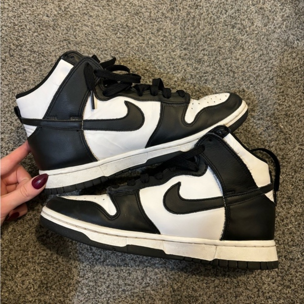 Nike High Top Panda Dunks